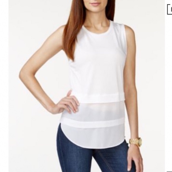 Michael Kors Tops - Michael Michael Kors Sleeveless Scoop-neck Top